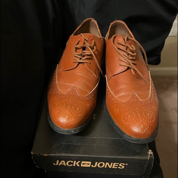 Jack And Jones Brown Leather Shoe Wore 